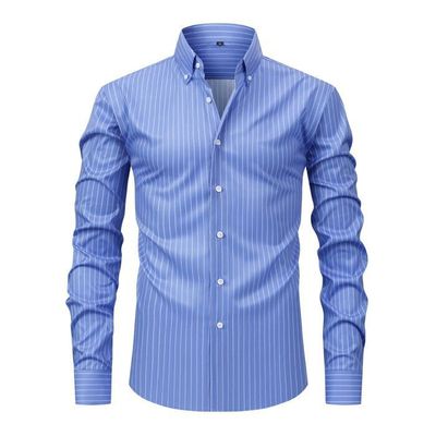 Chemise De Randonnée REI Homme, Manches Longues, Nylon Bleu, Taille M, Très Bon état