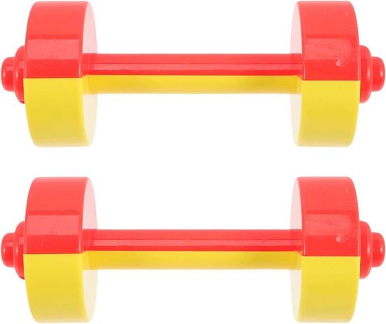 Lot De 2 Haltères Vintage Anciens – Poids Fitness Et Musculation – Style Rétro – Occasion