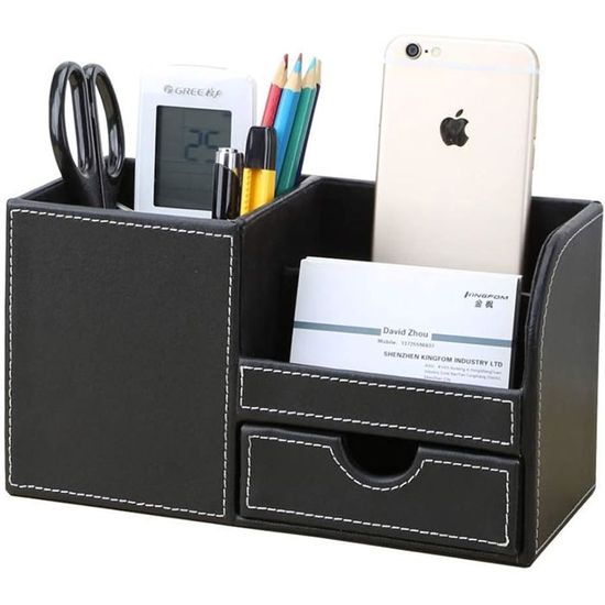 Porte-Stylo Céramique Géométrique Hoshen - Support Pinceaux Maquillage & Rangement Bureau