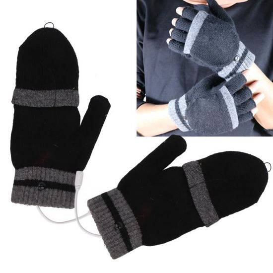 Chauffage Mains USB Soekodu Gants Chauffants USB Mitaines