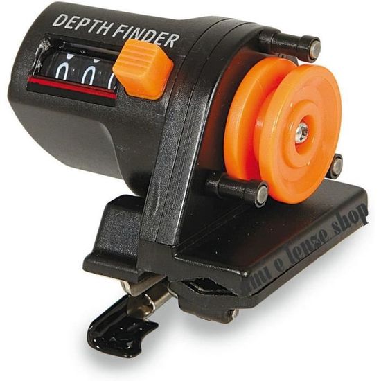 Tiiyee Compteur De Ligne Pêche, 99m Professionnel Clip Compteurs Fil Pêches Affichage Numérique Mer Jauge Traîne Portable Counter Mécanique Mesure Double Direction Convient Cannes Peche Bateau Jigging