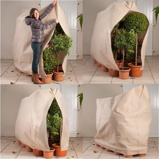 Juste de protection pour plantes d'hiver, sac de protection contre