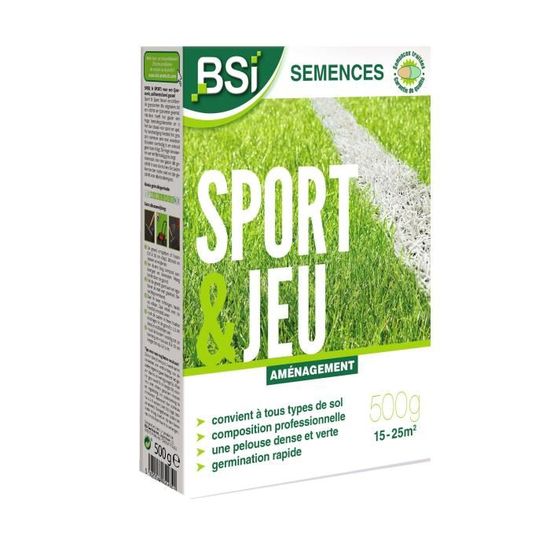 BSI Semences Gazon 2-en-1 Aménagement & Réparation, Promo 7,5 Kg