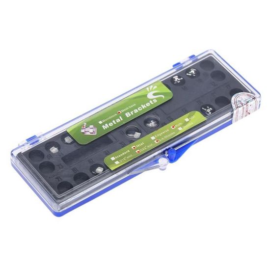 10 Kits Supports Orthodontiques (Brackets) Métalliques Standard Roth 022 - Crochets 3-4-5 - Neufs MacDent