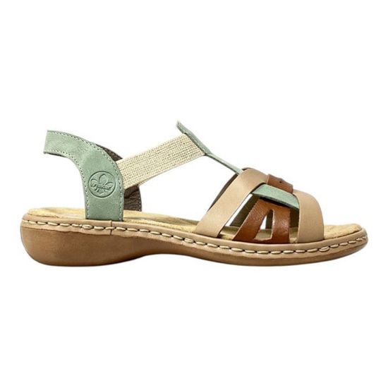 Chaussures été Anti-stress Sandales Rieker Femme 68872 - Bout