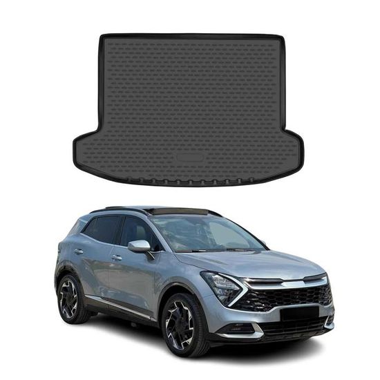 Tapis de Coffre pour Kia Sportage 20222023 TPE Noir Cdiscount Auto