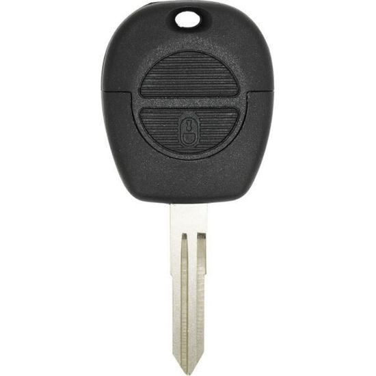 Coque Clé pour Nissan Micra Almera Primera - Plip clé télécommande 2 Boutons Lame Phonillico®
