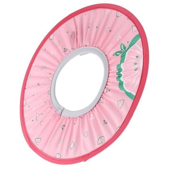 Bonnet De Bain Bébé Réglable - Protège Yeux Et Oreilles Pendant Le Shampoing, Design Couronne Cartoon - 7