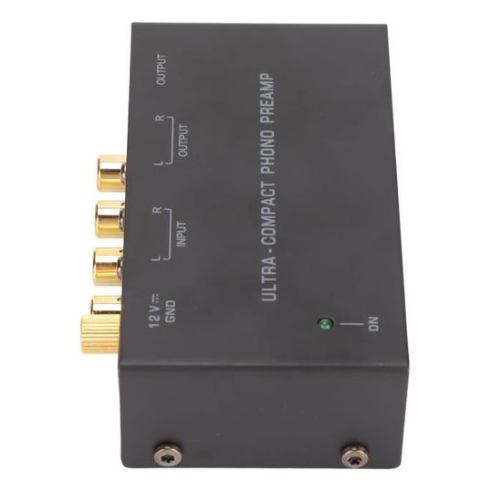 Préampli Pour Platine Préampli Phono PP500P Pour Platine Vinyle - Mini Ampli Stéréo Avec Alimentation 12V | Conversion Signal Audio Amplificatore Per Giradischi