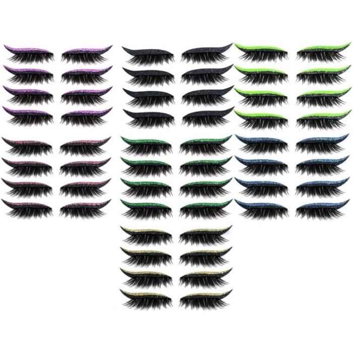 EyeLiner Stickers Eye Eye Maquillage Tool De Maquillage Réutilisable Stickers Color Eyeliner