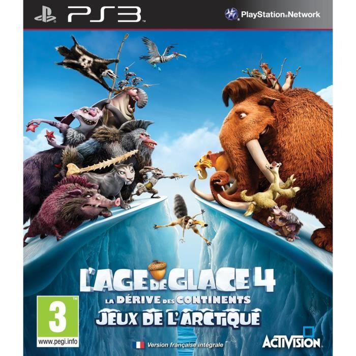 L Age De Glace 4 Voix Française L'AGE DE GLACE 4: LA DÉRIVE DES CONTINENTS / PS3 - Achat / Vente jeu