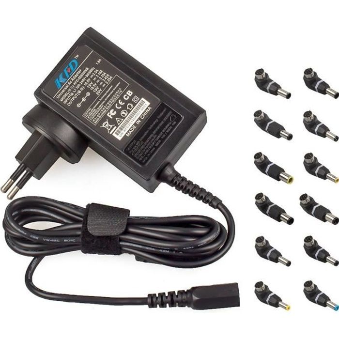 Chargeur secteur Universel Ordinateur Portable 65W