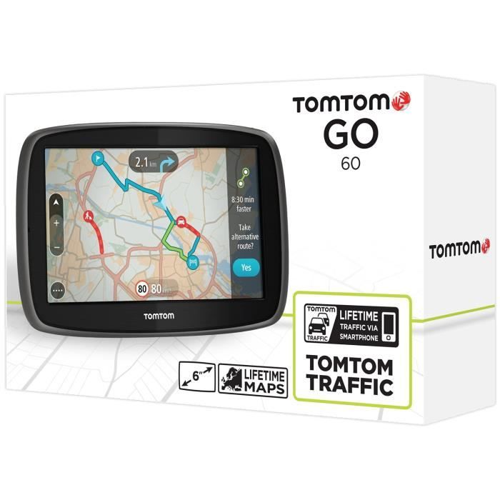 TOMTOM GO 60 (6 pouces) Europe 45 Cartographie et trafic à vie