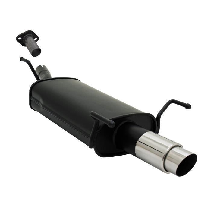 A3251EGP3 Pot silencieux echappement acier pour Opel Astra G Berline de type G-T98 de mars 1998 a mars 2004