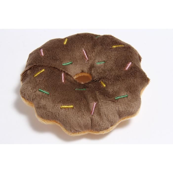 Jouet,Beignet jouet pour animaux de compagnie chien à mâcher jeter jouets esthétique belle crème glacée chiot - Type coffee donut-S