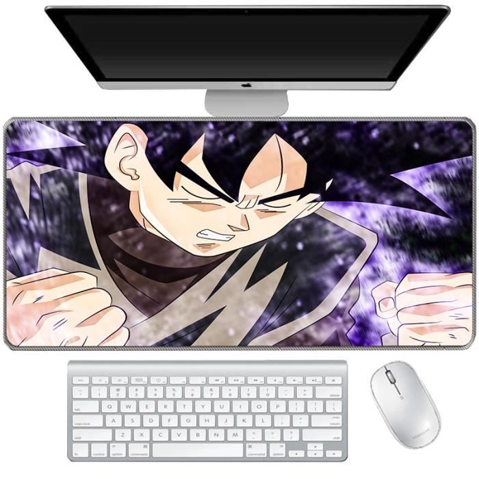 Tapis de souris d'ordinateur XXL, tapis de souris de dessin animé dragon ball, tapis de jeu en caoutchouc antidérapant, 14