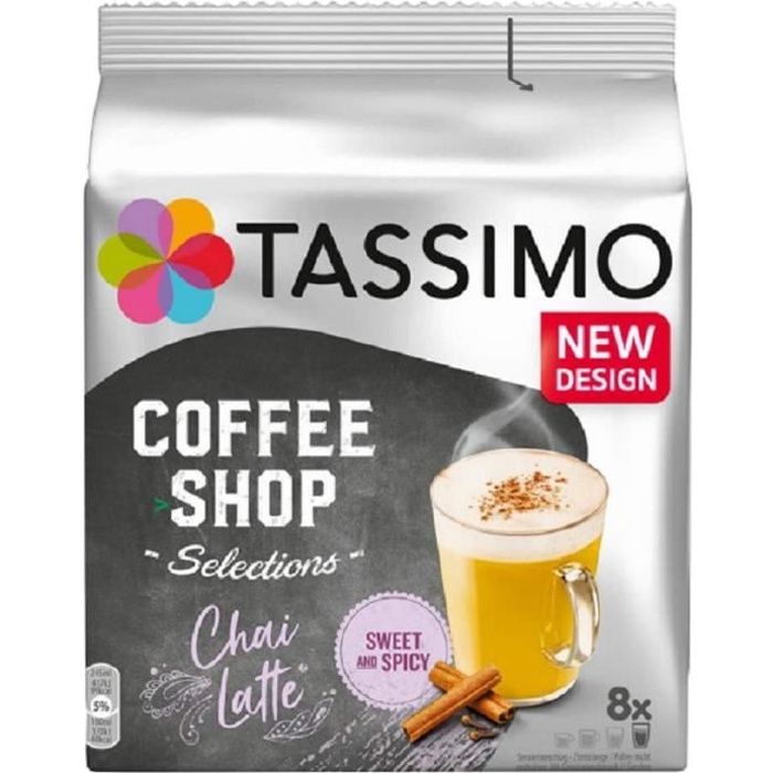Tassimo Twinings Chai Latte T Discs 16 Discs - 8 Drinks