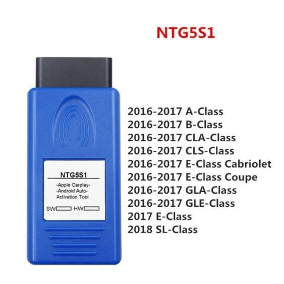 CarPlay NTG5S1 pour Apple-Android NTG5 S1, outil d'activation OBD2 pour Mercedes-Benz 2016 – 2017, NGT5S1