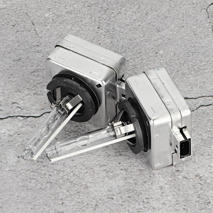 Dioche Ampoules de phare au xénon 2pcs D1S 35W 6000K phare avant de voiture HID ampoules de remplacement de lampe au xénon
