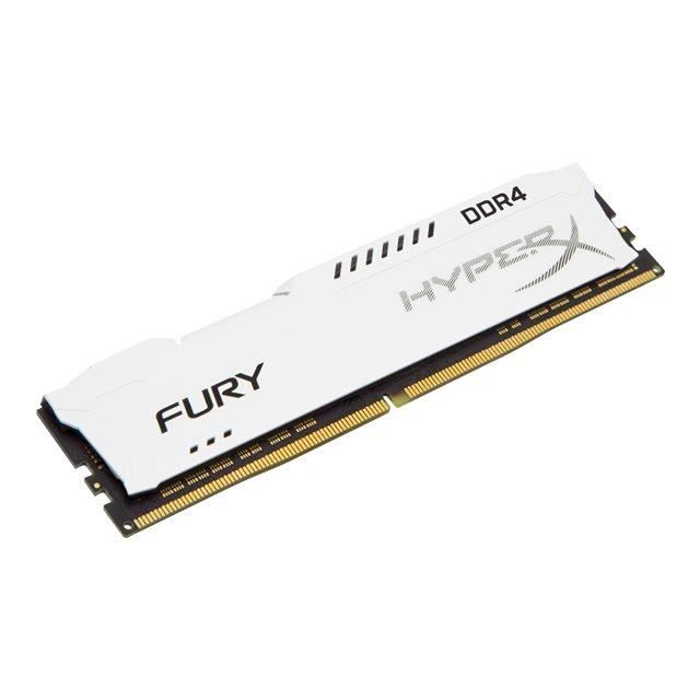 HyperX FURY White DDR4 16Go (Kit 2x8Go), 2666MHz CL16 288-pin DIMM XMP - HX426C16FW2K2/16