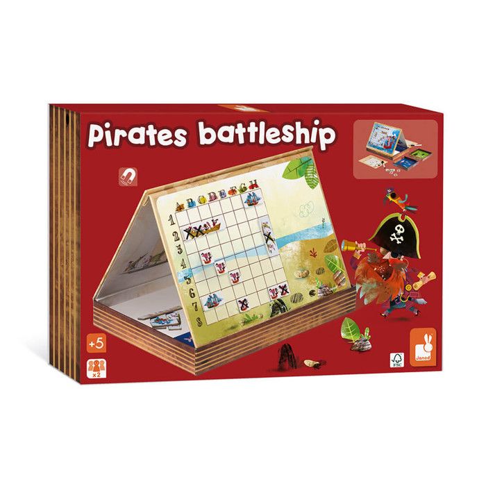 JANOD - Bataille Navale Pirates - Dès 5 Ans
