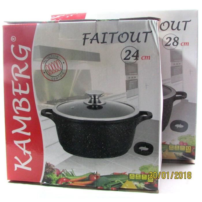 Lot de faitout 24/28 cm kamberg tous feux