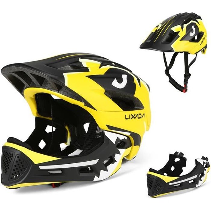 Casque de vélo pour enfants 52 - 56cm Jaune