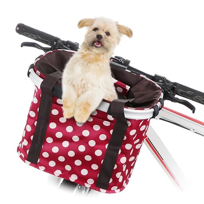 Panier Vélo Pliable – Guidon – Oxford Noir – Sac à Dos Convertible – Neuf