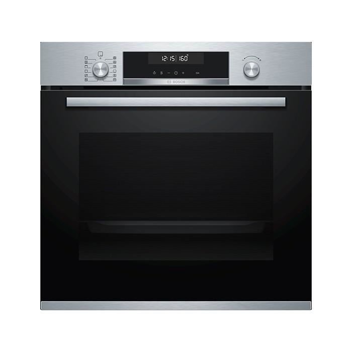 Fours Chic four a pyrolyse bosch hbg5780s0 71 l 3600w a noir acier inoxydable