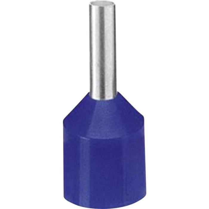 Embout simple d'extrémité de câble Phoenix Contact 3201929 2.5 mm² 8 mm partiellement isolé bleu 100 pc(s)