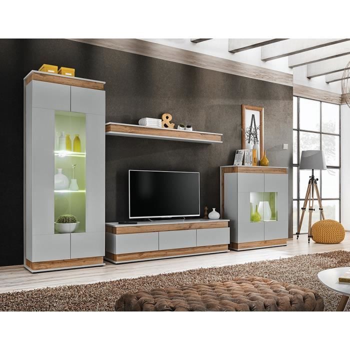 Ensemble de meubles de salon collection MUNICH. Style design. 40 Gris