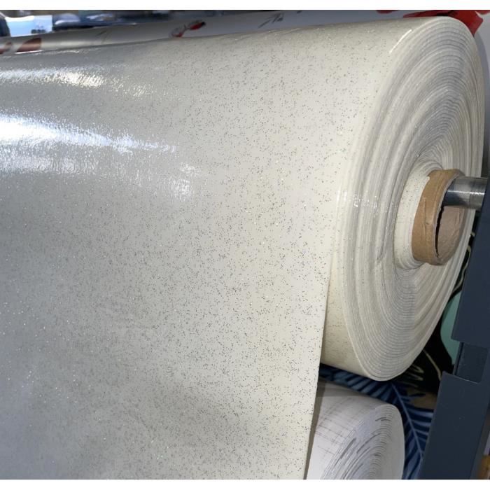 Nappe Bulgommes Imprimée Paillettes - Au mêtre - 140 x 180 cm - blanc
