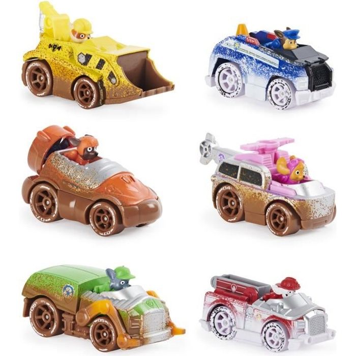 LA PAT' PATROUILLE - Coffret 6 voitures métalliques à collectionner