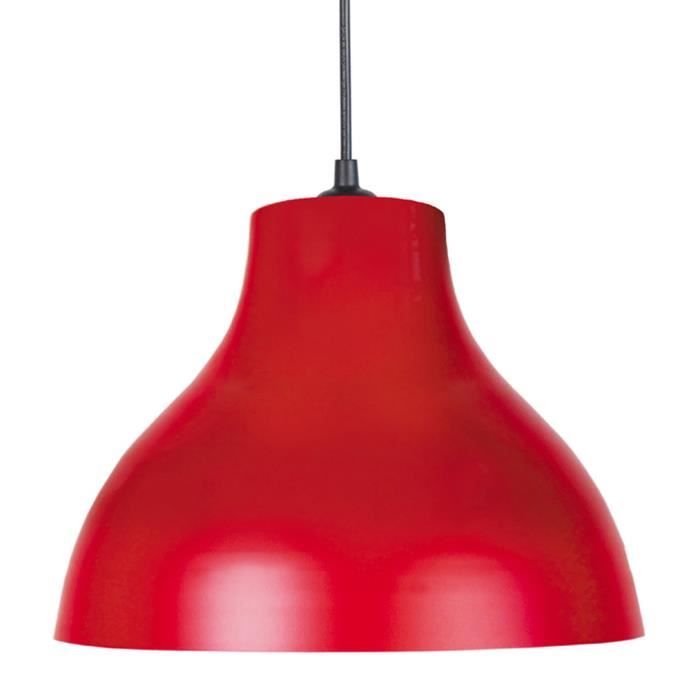 Lustre - suspension E27 25 W Ø29,5cm Rouge
