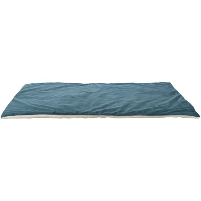 TRIXIE Couverture Lupo - 100 × 70 cm - Pétrole et crème - Pour chien