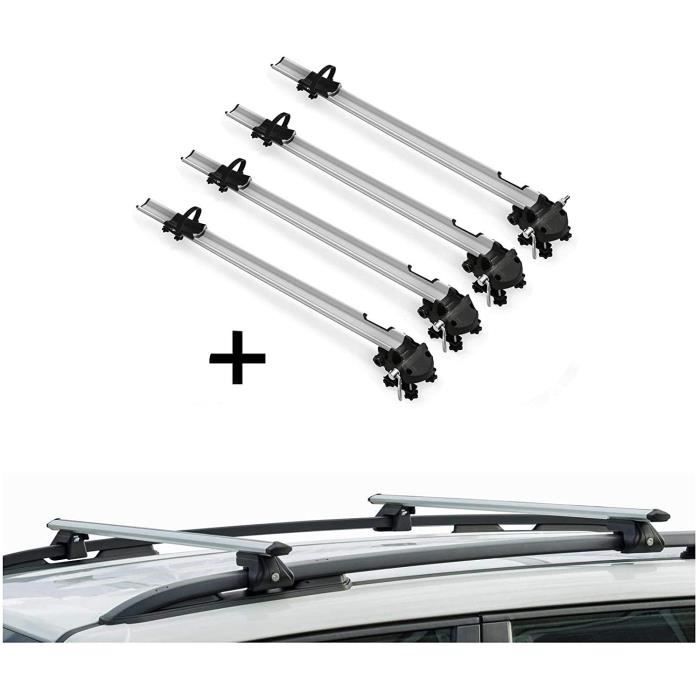 VDP 4X Porte-Vélos Vélo Pro + Galerie pour Véhicules CRV120A Compatible Avec Kia Ceed Break 07-12