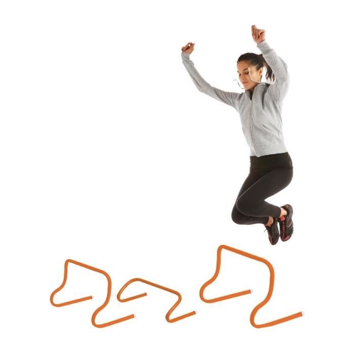 Mini haie de saut 45 cm en PVC - Largeur : 50 cm Hauteur : 45 cm