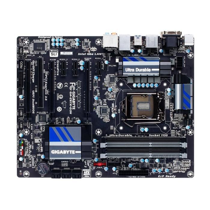 Carte mère GIGABYTE GA-Z87X-D3H Intel Z87 Socket LGA1150 4xDDR3 SDRAM 32GB ATX - Gigabyte