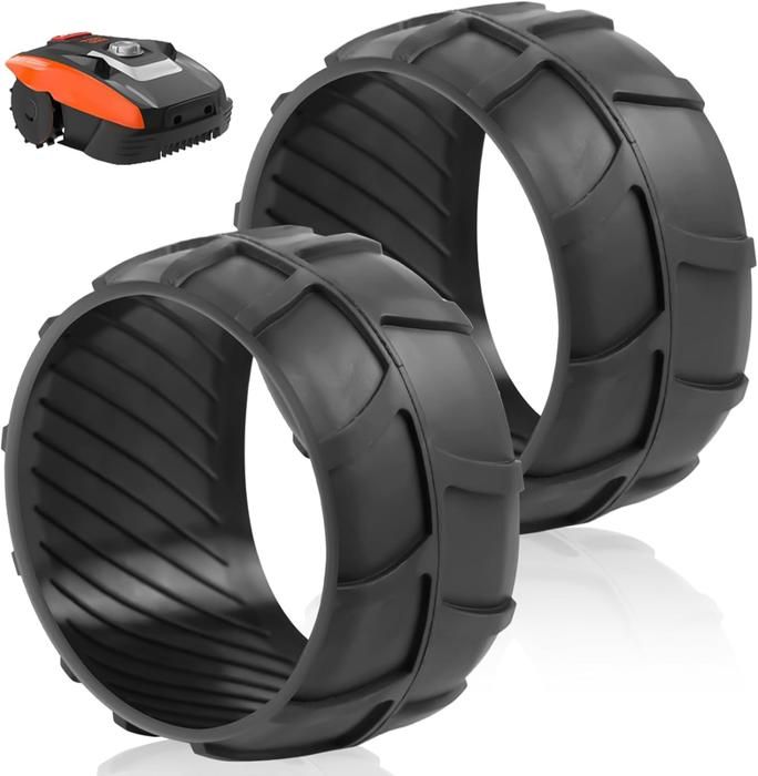 Convient Pour Roue Avant De Tondeuse à Gazon Robot Worx, Enjoliveur En Caoutchouc Noir M500 M700 S300 M1000 M700 Plus 86826938