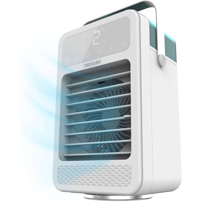 Climatiseur Mobile, 3 Vitesses,3 Modes De Brumisation Refroidisseur D