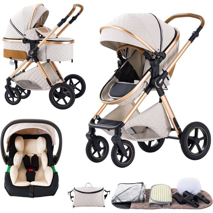 BEBBY Poussette 3 en 1