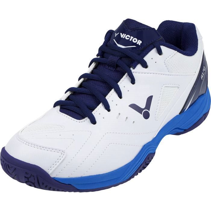 Victor A170 A — Chaussures de badminton mixte blanches pour adulte maintien et adhérence