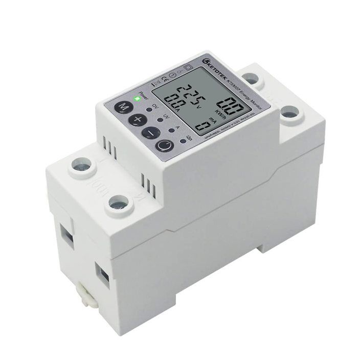 PM-D52-2047 Compteur numérique multifonctionnel pour courant alternatif sur rail DIN 80-300V 0-100A