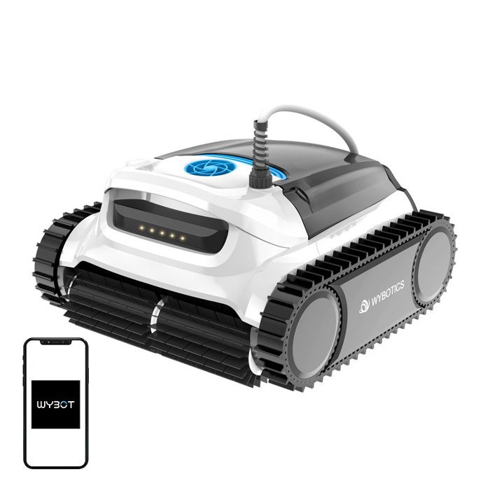 Robot Nettoyeur de Piscine - WYBOT - M1C - Filaire - 10 m de câble - 50 m²/h defficacité
