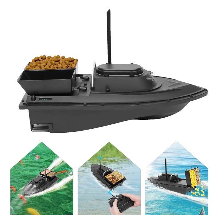 Bateau de pêche GPS, télécommande, transducteur de sondeur, Ensemble de bateau GPS 6 Bateau de pêche GPS, télécommande, transducteur de sondeur, Ensemble de bateau GPS 6