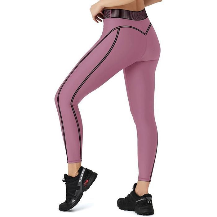 yoga legging sport taille haute femme