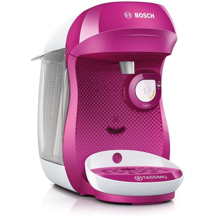 Bosch Machine À Café Tassimo Happy Tas1001 Plus De 40 Boissons Chaudes Onetouch Cafétière À Dosette Format Compact Inte[FE35] - San malo