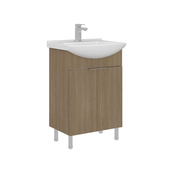 Meuble Vasque Purus 55 - 55 x 50 x 83 cm - Sonomo Oak