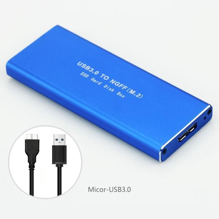 Boitier disque dure SSD M2 USB 3.0 to NGFF