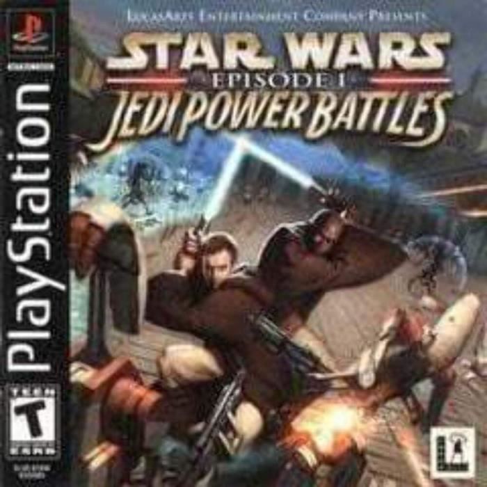 Jeu vidéo - LucasArts - Star Wars Jedi Power Battle - PlayStation - Aventure - Action - Standard